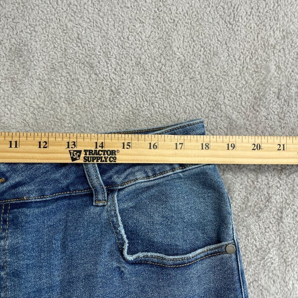 NEW Well Worn Wide Leg High Rise Jeans Women's Size 16/36 Stretched - Picture 8 of 14